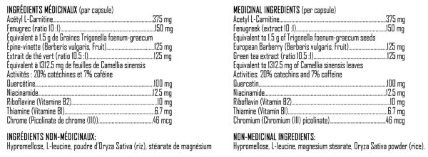 XPN - Adipo-X - Ingredients