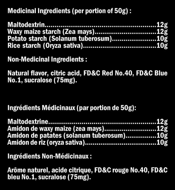 XPN - Carbload - Ingredients