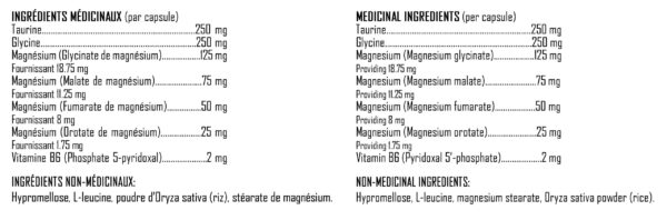 XPN - Mag-4+ 2.0 - Ingredients