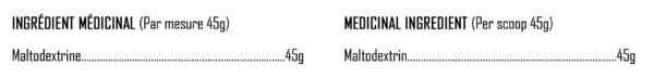 XPN - Maltodextrin - Ingredients