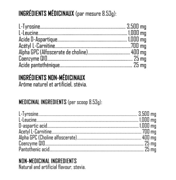 XPN - Neuro Focus - Ingredients