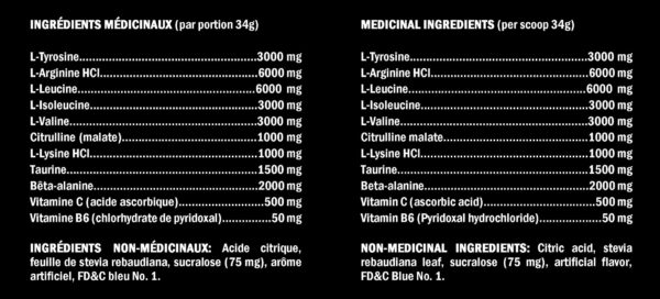 XPN - Pre-Training Xtrem - Ingredients