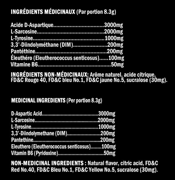 XPN - Testo Xtrem 2.0 - Ingredients